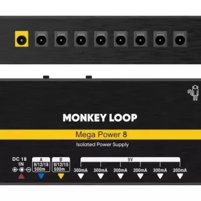 MONKEY LOOP MEGA POWER 8 FONTES ALIMENTAÇÃO P/PEDAIS