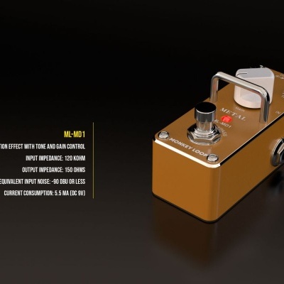 Monkey Loop ML-MD1 Pedal de distorção