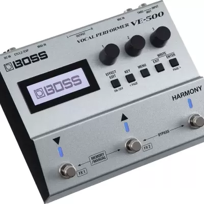 BOSS VE-500 Platinum Processador de Voz Profissional