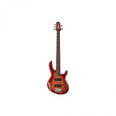 Cort Action DLX V Plus-CRS Baixo Eléctrico Cherry Red Sunburst