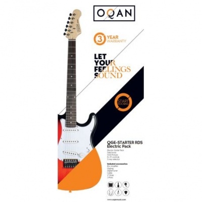 OQAN Kit Guitar QGE-STARTER Electric RDS