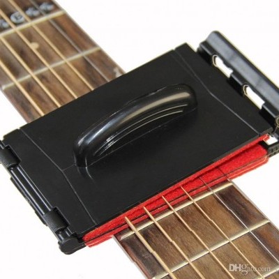FRETBOARD SCRUBBER GUITAR BASS INSTRUMENT FINGERBOARD CLEANER PRETO