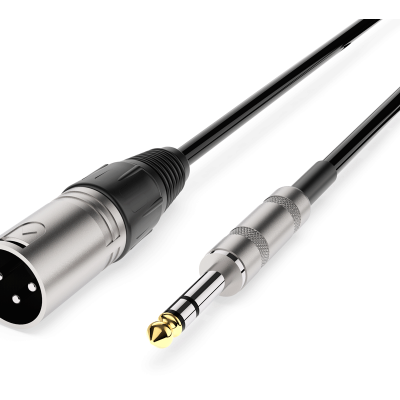 ADX Silver Cable XLR Macho/ Jack Balanced 1.5 m Preto