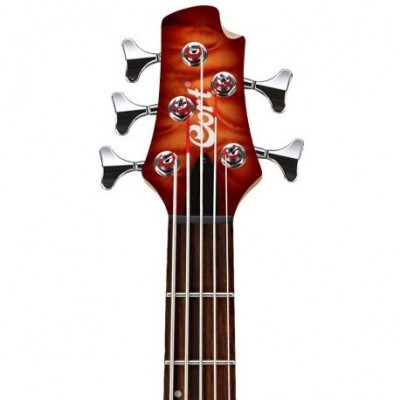 Cort Action DLX V Plus-CRS Baixo Eléctrico Cherry Red Sunburst