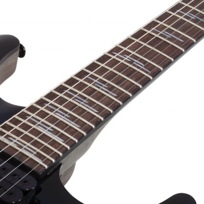 Schecter OMEN Elite 6 See Thru Blue Burst