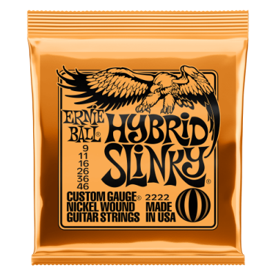 Ernie ball Jogo de Cordas para Guitarra Elétrica -2222