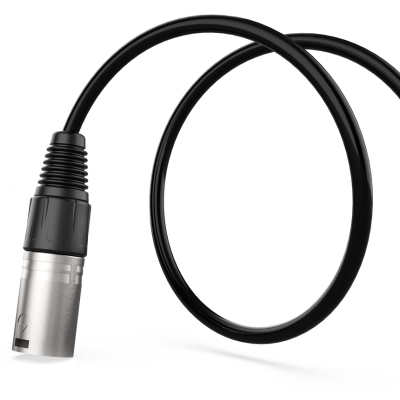Cabo audio ADX Silver XLR M/XLR F 30cm Preto