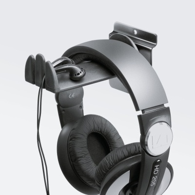 SUPORTE DE AUSCULTADORES K&M P/CALHA 44195