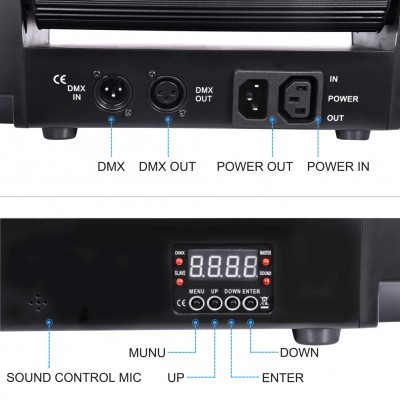 ADX MOVING HEAD SPIDER RGBW 80 W