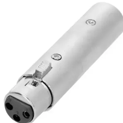 ADAPTADOR XLR FEMEA/XLR MACHO ADX