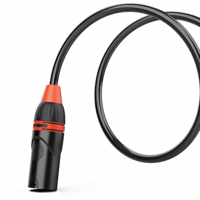 ADX Pro Preto DMX Cabo 3 Pinos 5 Metros Preto