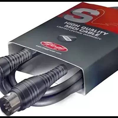 STAGG SMD2 E CABO MIDI 2M 5 PINOS