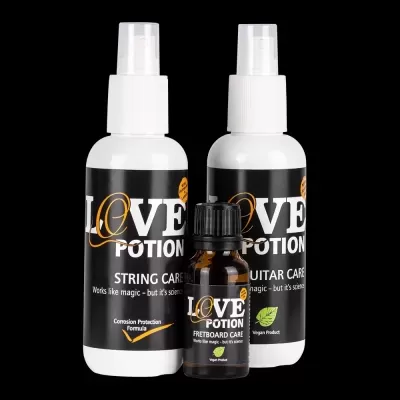 Conjunto de cuidados para guitarra/cordas/braço do  Love Potion - OLP-PACK