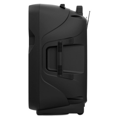 ADX Denver 12 Coluna PA Ativo12” c/ Bateria Rodas+2 Microfones