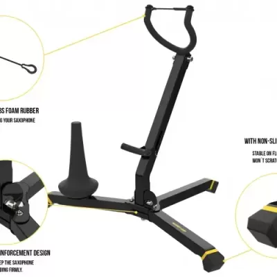 MONKEY LOOP PRIME SC1 SUPORTE SAX ALTO/TENOR+SUPORTE FLA/CLAR