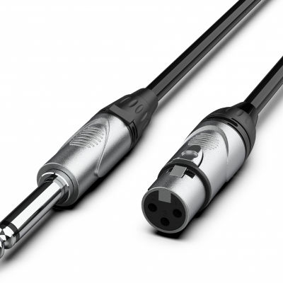 CABO MICROFONE XLR FEMEA /JACK MONO ADX 10M