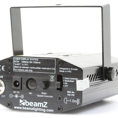 BEAMZ Apollo Laser Multiponto - Vermelho + Verde