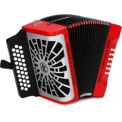 Concertina Hohner Compadre GCF Red (SOL)