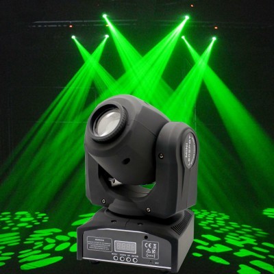 ADX MOVING HEAD Led 10w branco + 7 cores. 7 Gobos + Spot Fixos