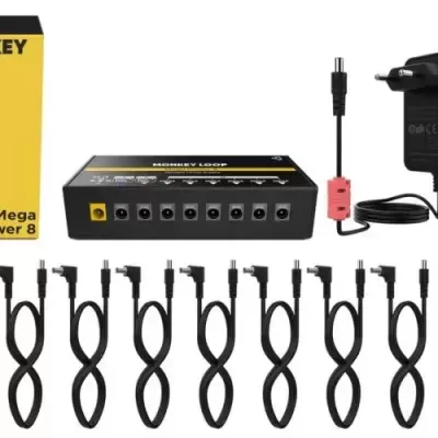 MONKEY LOOP MEGA POWER 8 FONTES ALIMENTAÇÃO P/PEDAIS