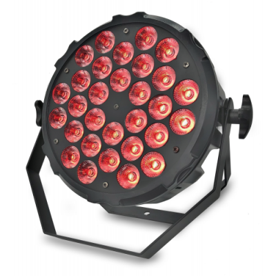 FOCO LED FIXO DALLAS 300 30 x 10W RGBW 4 em 1, 300W DMX