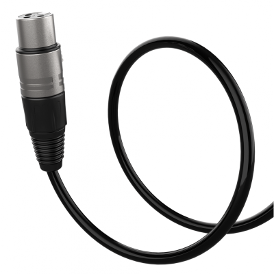 Cabo audio ADX Silver XLR M/XLR F 30cm Preto
