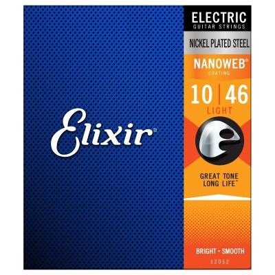Elixir 12052 NANOWEB Light GUITARRA ELETRICA 10-46