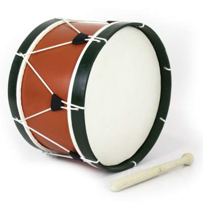 BOMBO TRADICIONAL PLX13 33CM VERMELHO/ARO VERDE