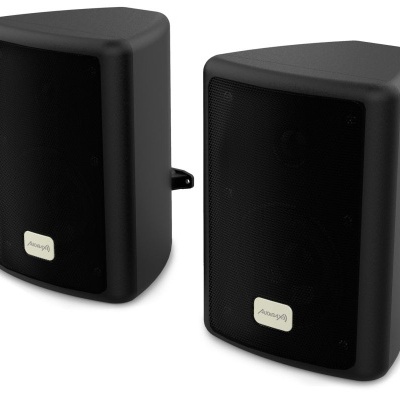 ADX PR-41W COLUNAS DE SOM PASSIVAS C/SUPORTE DE PAREDE HIFI 75 W PRETO (PAR)