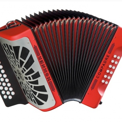 Concertina Hohner Compadre 2ª voz FBbEb red (FÁ)