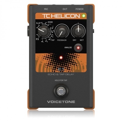 TC Helicon VoiceTone E1 Pedal de Efeitos de Voz