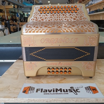 Concertina ORGANOLA Super de Luxo Vintage Vozes Artegianas - Tom FA