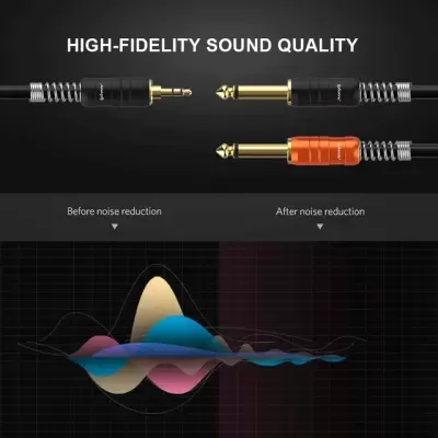 CABO AUDIO MINIJACK /2 JACKS MONO 1,5 M