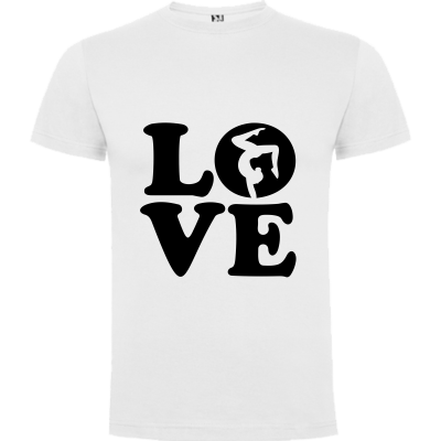 Tshirt Love Ginástica
