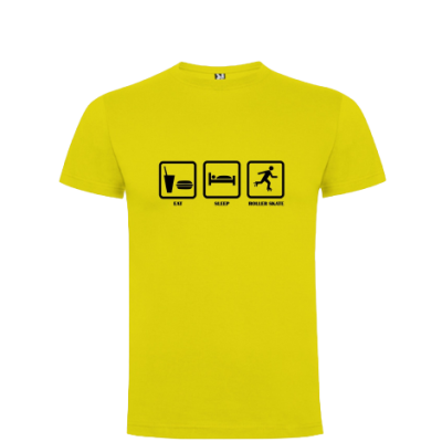 Tshirt Homem e Criança - Eat/Sleep/Roller