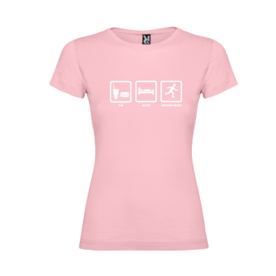 Tshirt Senhora - Eat/Sleep/Roller