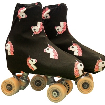 Capas para patins Unicorn Face Black/Pink