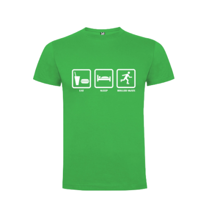 Tshirt Homem e Criança - Eat/Sleep/Roller