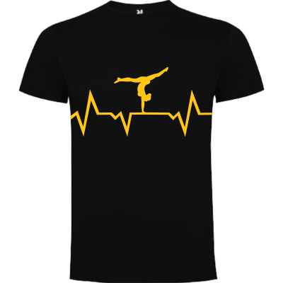 Tshirt Batimento Coração Ginástica