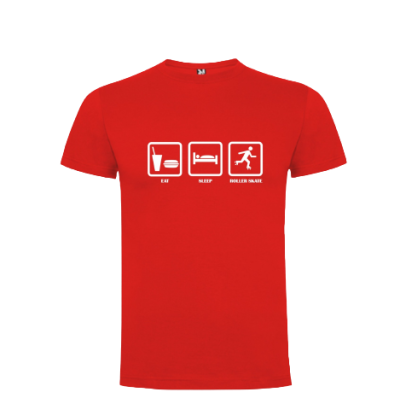 Tshirt Homem e Criança - Eat/Sleep/Roller