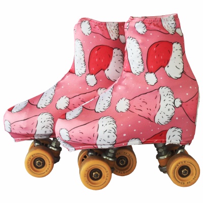 Capas para patins CHAPEUS DE NATAL PINK RED