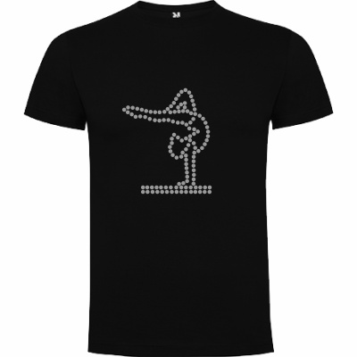Tshirt Ginástica c/ Cristais