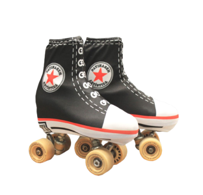 Capas para patins Allblack/red