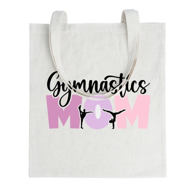 Tote Bag MOM Gymnastics Pink