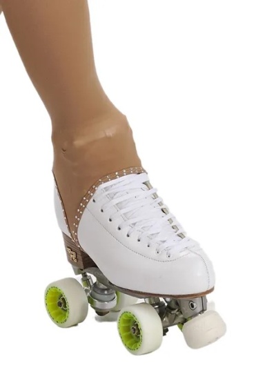 Collants Patinagem com Velcro - Com Cristais no Estribo - Primavera