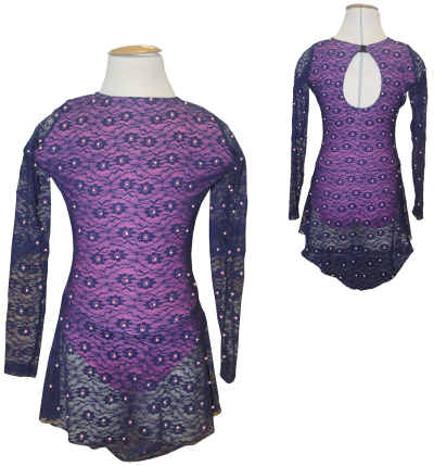 Vestido de Patinagem - Tamanho 12