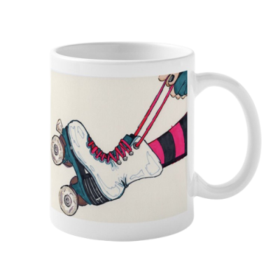 Caneca Patins Atacador