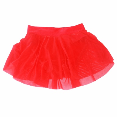 Saia Vermelha em Renda - Tamanho 12