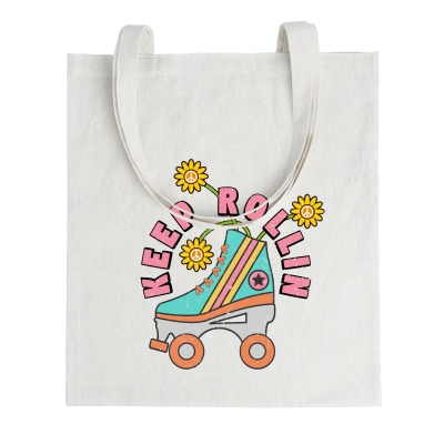 Tote Bag Keep Rollin