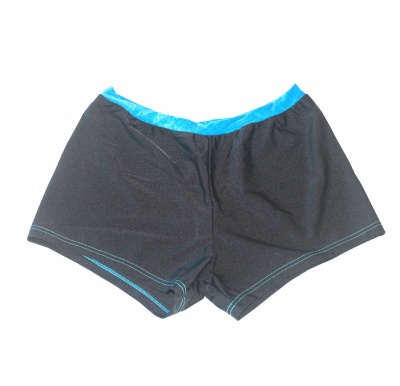 Short Black/Light Blue